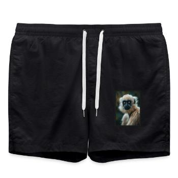 Gibbons Gibbon - Badeshorts - Schwarz - Vorne - AI Model Male 185 light (185cm)