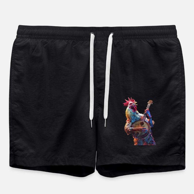 Banjo Coq - Short de bain - noir