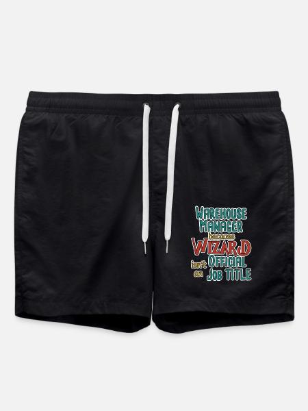 Warehouse Manager Wizard - Swim Trunks - black