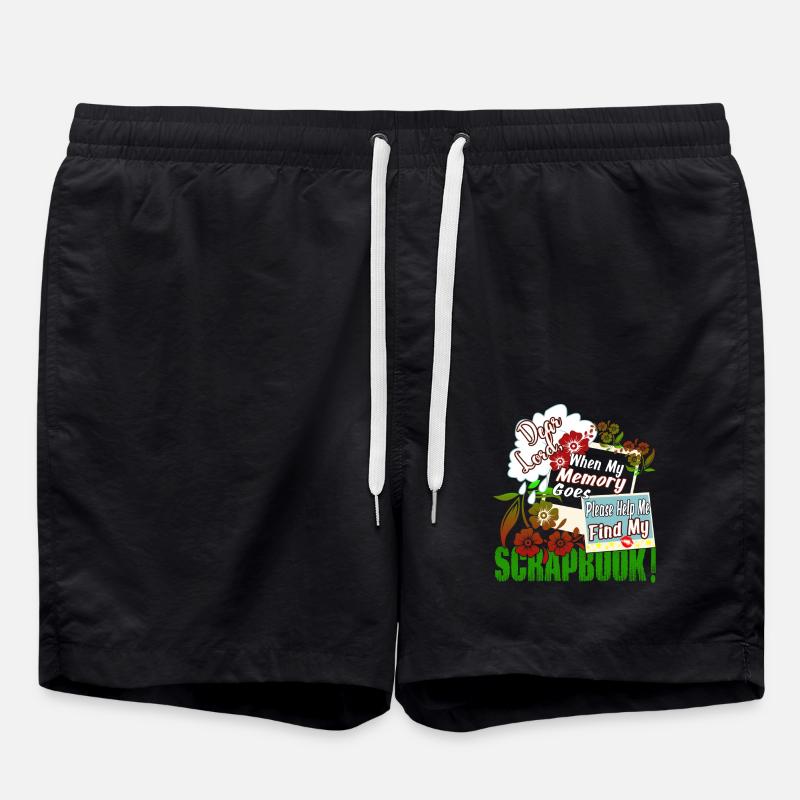 Scrapbooking Find My Scrapbook - Swim Trunks - black