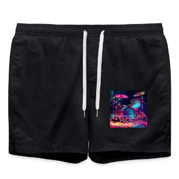 Percussion - Short de bain - noir - Devant - AI Model Male 185 light (185cm)