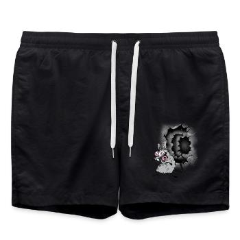Halloween Maus Mäuse Kinder Kind - Badeshorts - Schwarz - Vorne - AI Model Male 185 light (185cm)