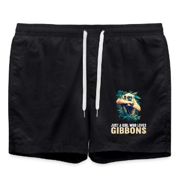 Gibbons Gibbon - Badeshorts - Schwarz - Vorne - AI Model Male 185 light (185cm)