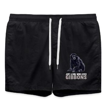 Gibbons Gibbon - Badeshorts - Schwarz - Vorne - AI Model Male 185 light (185cm)