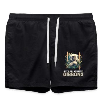 Gibbons Gibbon - Badeshorts - Schwarz - Vorne - AI Model Male 185 light (185cm)