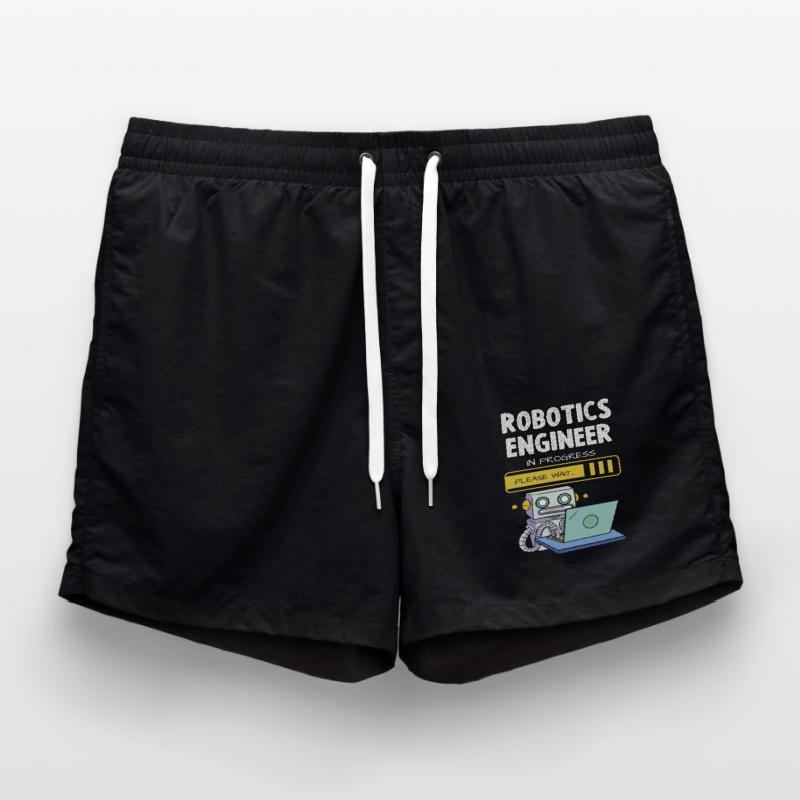 Robotics Engineer In Progress Bitte Warten Badeshorts