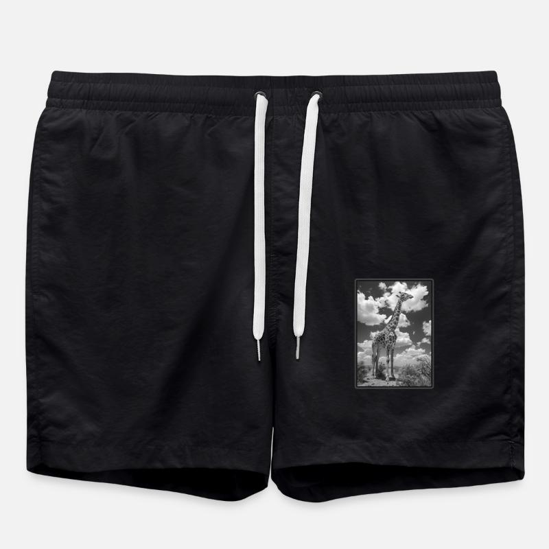 Giraffes Giraffe - Swim Trunks - black