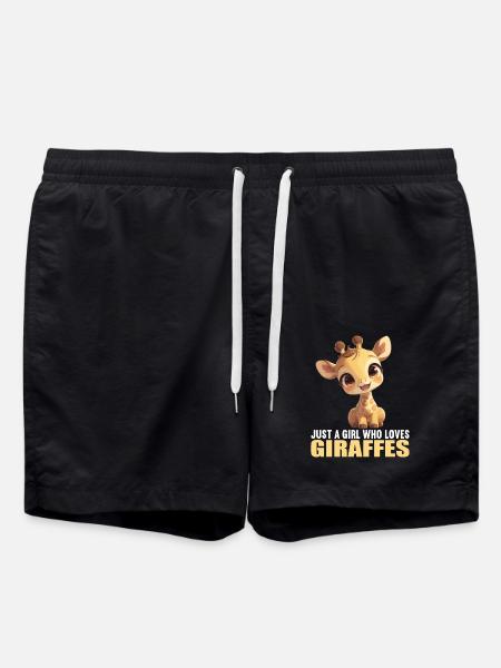 Giraffes Giraffe - Swim Trunks - black