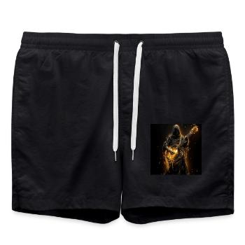 Banjo - Badeshorts - Schwarz - Vorne - AI Model Male 185 light (185cm)
