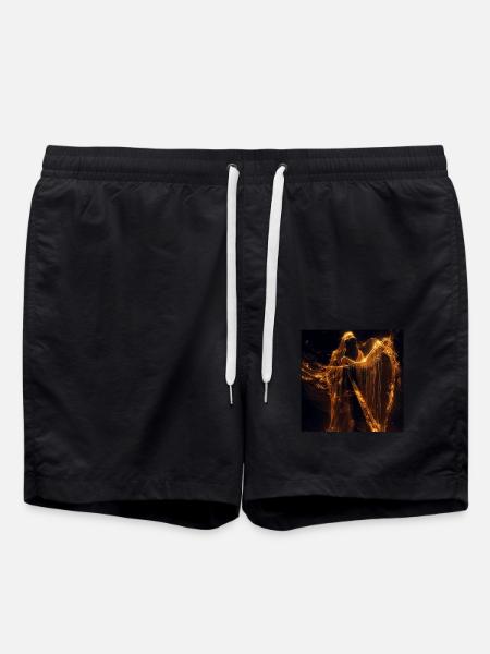 Harfe - Badeshorts - Schwarz
