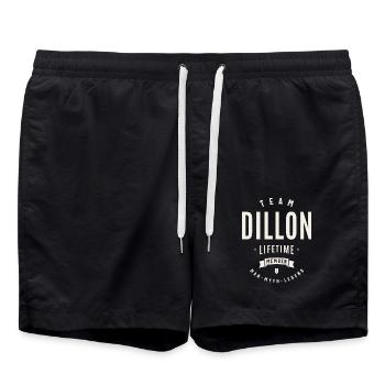 Membre à vie de l’équipe Dillon Funny Name Dillon - Short de bain - noir - Devant - AI Model Male 185 light (185cm)