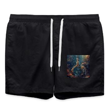 Banjo - Badeshorts - Schwarz - Vorne - AI Model Male 185 light (185cm)