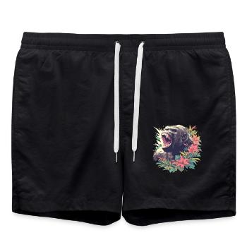 Gorillas Gorilla - Badeshorts - Schwarz - Vorne - AI Model Male 185 light (185cm)