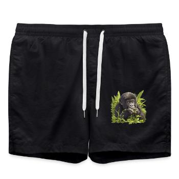 Gorillas Gorilla - Badeshorts - Schwarz - Vorne - AI Model Male 185 light (185cm)