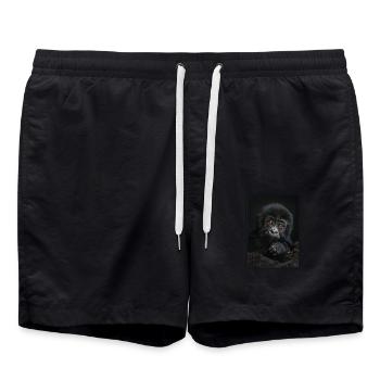 Gorillas Gorilla - Badeshorts - Schwarz - Vorne - AI Model Male 185 light (185cm)