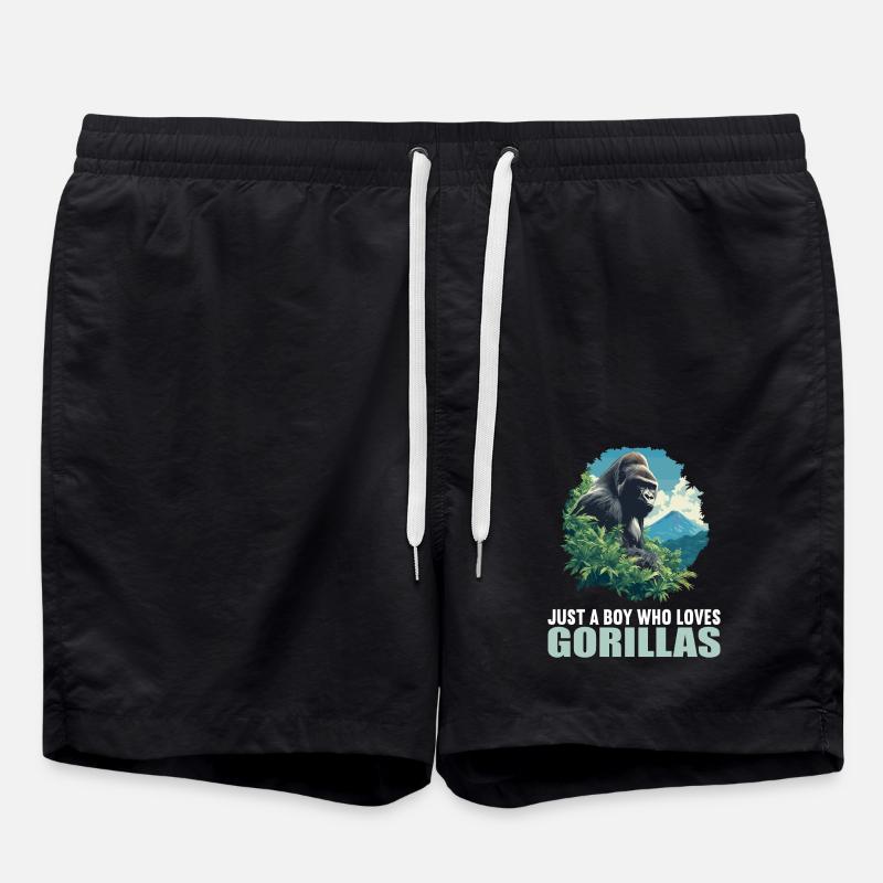 Gorilles Gorilles - Short de bain - noir