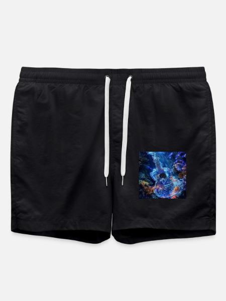 Ukulele - Badeshorts - Schwarz