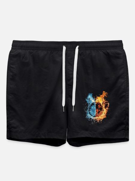 Schlagzeug - Badeshorts - Schwarz