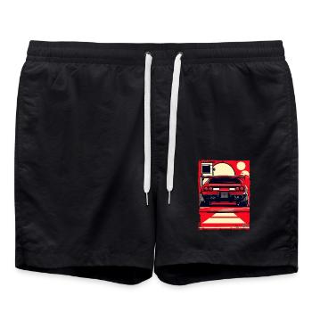 Voiture de sport - Short de bain - noir - Devant - AI Model Male 185 light (185cm)