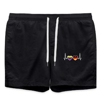Venezuela Allemagne Drapeau Vénézuéliens - Short de bain - noir - Devant - AI Model Male 185 light (185cm)