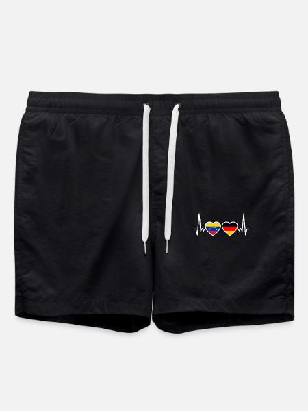 Venezuela Germany Flag Venezuelans - Swim Trunks - black