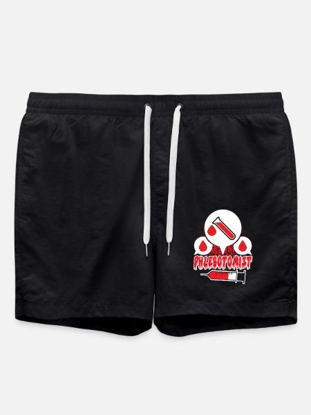 I am A Phlebotomist - Swim Trunks - black