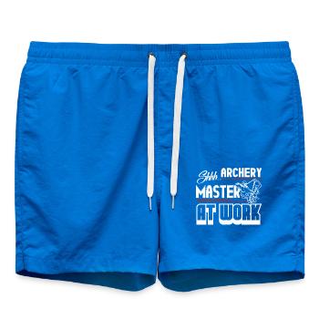 Archery Master At Work - Swim Trunks - cobalt blue - Front