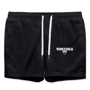 Venezuela Drapeau vénézuélien Vénézuéliens - Short de bain - noir - Devant - AI Model Male 185 light (185cm)