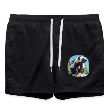 Mouffettes Mouffette - Short de bain - noir - Devant - AI Model Male 185 light (185cm)