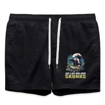Mouffettes Mouffette - Short de bain - noir - Devant - AI Model Male 185 light (185cm)