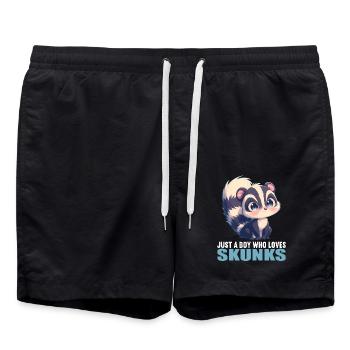 Mouffettes Mouffette - Short de bain - noir - Devant - AI Model Male 185 light (185cm)