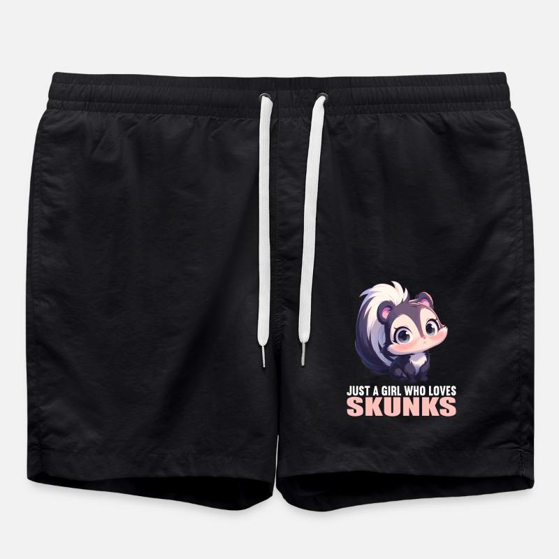 Skunks Skunk - Swim Trunks - black