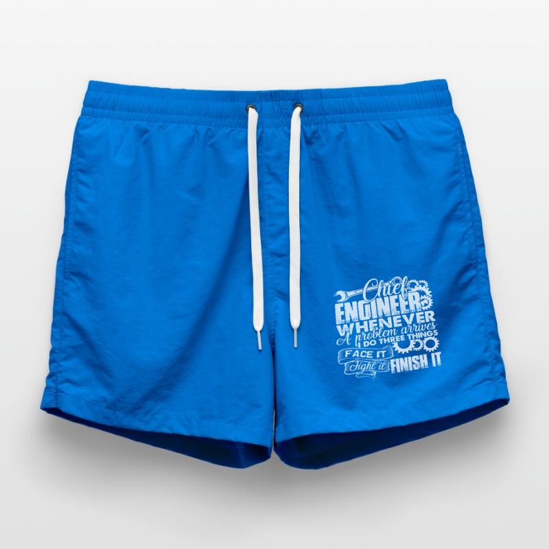 Chief Engineer Solves Problem Swim Trunks