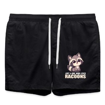Ratons laveurs Raton laveur - Short de bain - noir - Devant - AI Model Male 185 light (185cm)