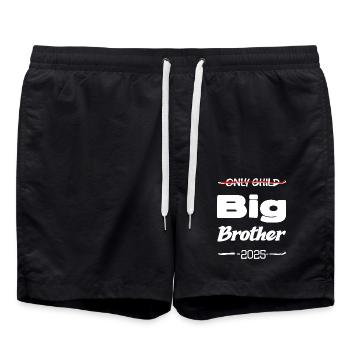 Only child big brother 2025 - Swim Trunks - black - Front - AI Model Male 185 light (185cm)