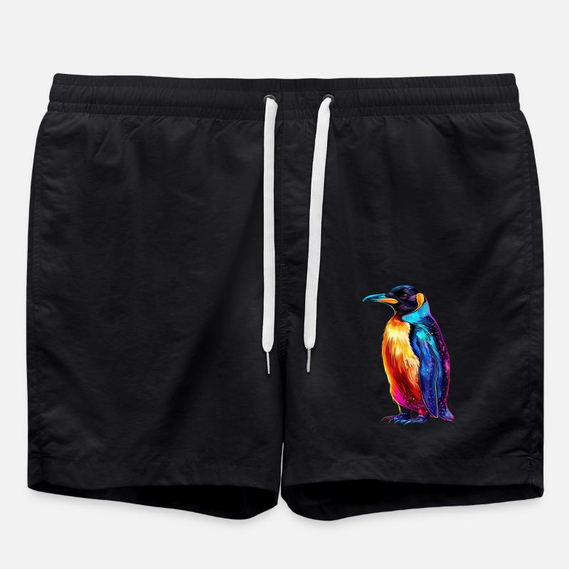 Pinguin - Badeshorts - Schwarz