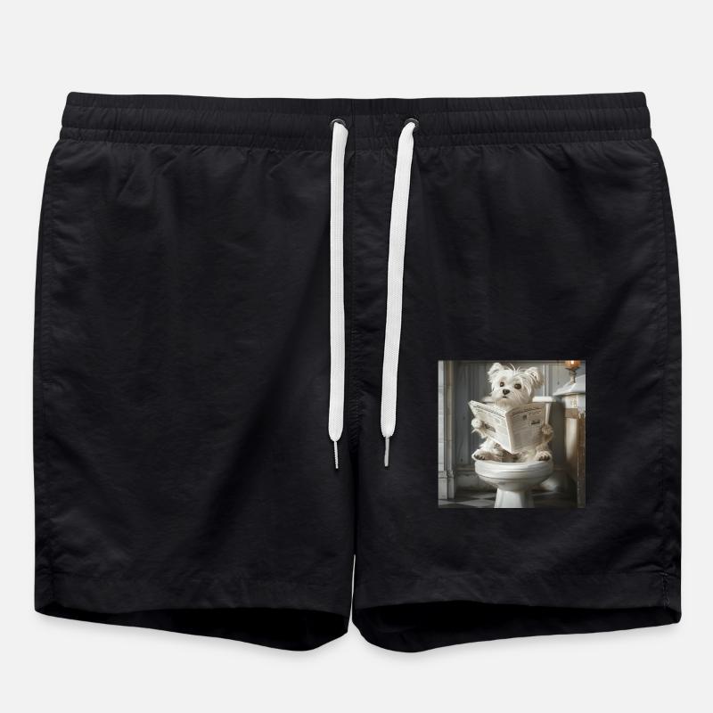 Maltesisch - Badeshorts - Schwarz
