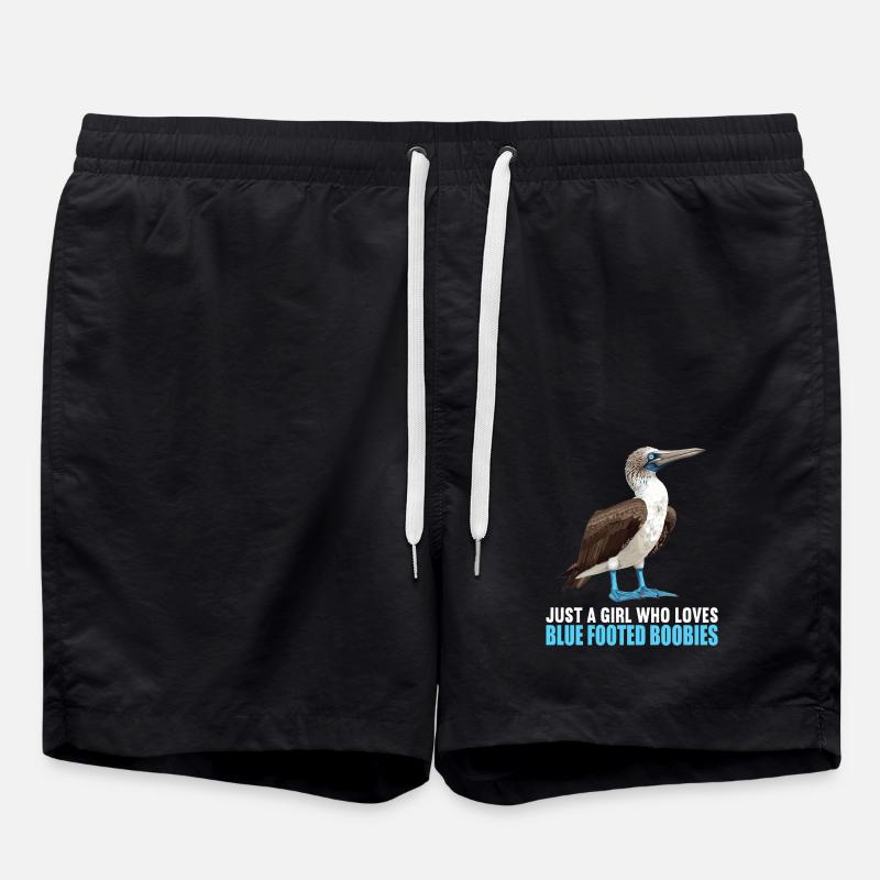 Blaufußtölpel - Badeshorts - Schwarz