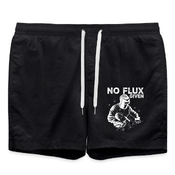 Cool Unique Welding Art | TIG & MIG Welder Welding - Swim Trunks - black - Front - AI Model Male 185 light (185cm)