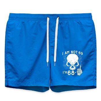J’ai 68 ans et majeur - 69e anniversaire - Short de bain - cobalt blue - Devant