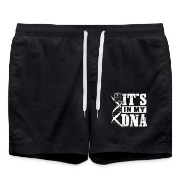 Nurse It's In My DNA - Swim Trunks - black - Front - AI Model Male 185 light (185cm)