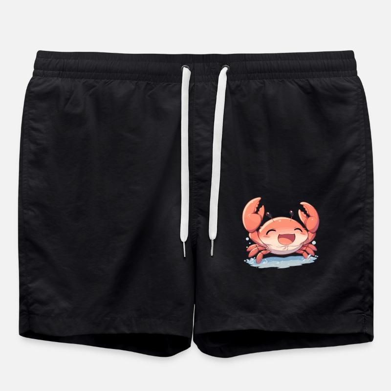 Krabbe Krabben - Badeshorts - Schwarz
