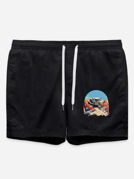 Crab Crab - Swim Trunks - black