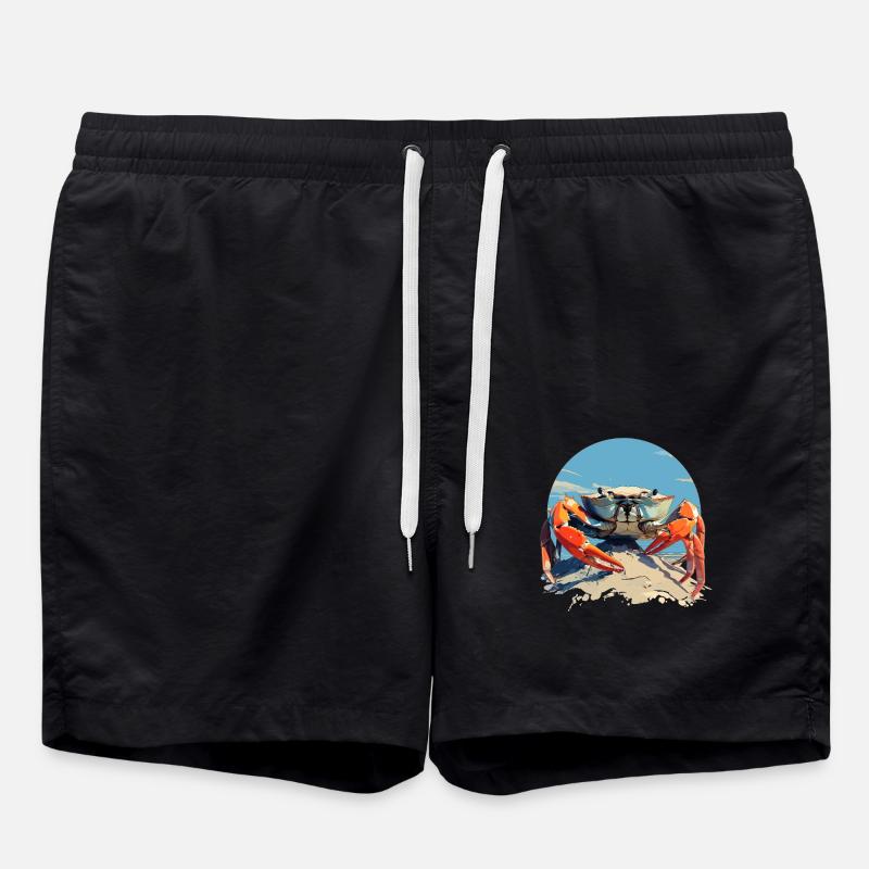 Crab Crab - Swim Trunks - black