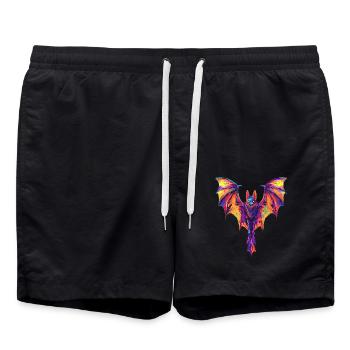 Schläger - Badeshorts - Schwarz - Vorne - AI Model Male 185 light (185cm)