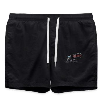 Abfahrts-Snowboarding Downhill Snowboarding - Swim Trunks - black - Front - AI Model Male 185 light (185cm)