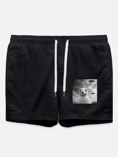 Möwe - Badeshorts - Schwarz