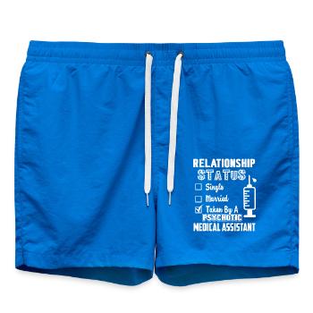 Medical Assistant Relationship - Swim Trunks - cobalt blue - Front