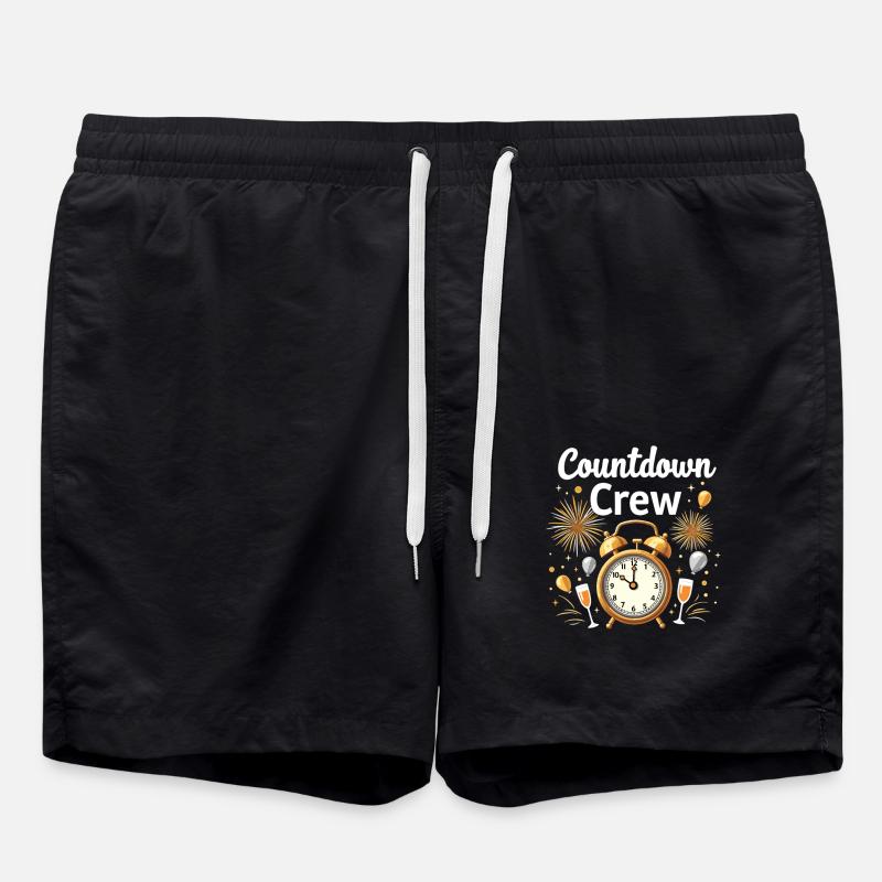 Countdown Crew - Swim Trunks - black
