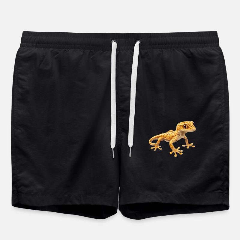 Geckos Gecko - Swim Trunks - black